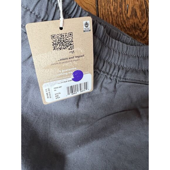 Patagonia Men's Nomader Volley Shorts 7" Forge Grey NWT Size XXL - Picture 4 of 5